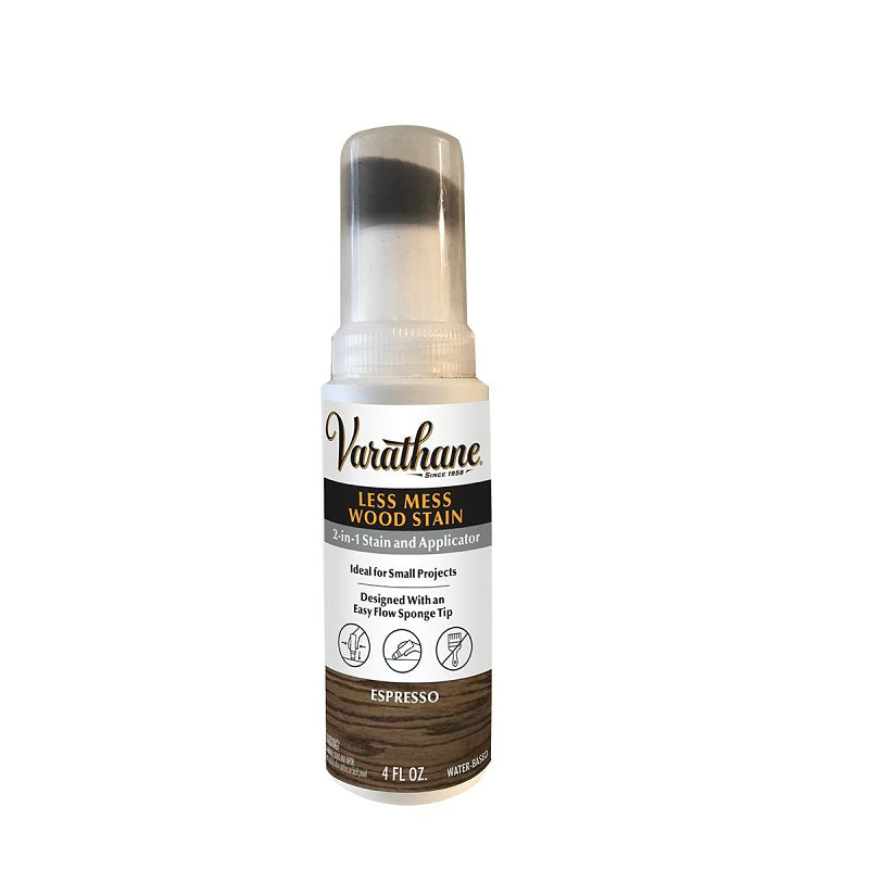 Varathane 368032 Stain and Applicator, Espresso, Liquid, 4 oz, Bottle