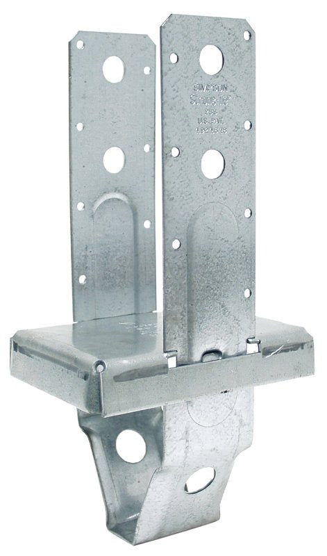 Simpson Strong-Tie PBS PBS46 Post Base, 4 x 6 in Post, 12 ga Gauge, Steel, Galvanized/Zinc