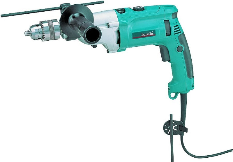 Makita HP2070F Hammer Drill with LED Light, 8.2 A, Keyed Chuck, 1/2 in Chuck, 0 to 24,000 bpm