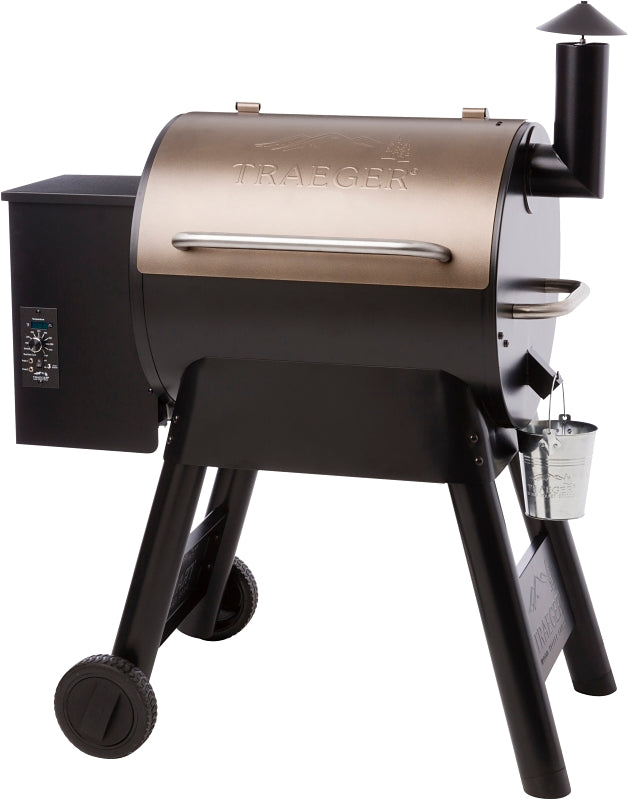 Traeger Pro 22 TFB57PZB Pellet Grill, 20,000 Btu , Steel Body, Bronze