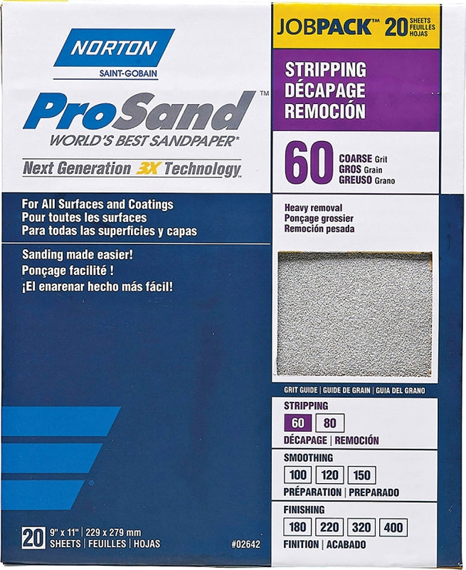 02642 SANDPAPER PRO 9X11 60