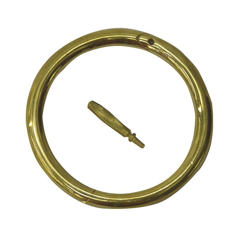 Neogen 7002 Bull Ring, Brass, Screw Fastener