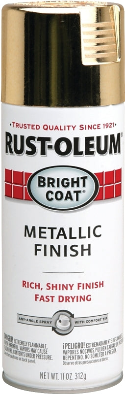 Rust-Oleum 7710830 Rust Preventative Spray Paint, Metallic, Gold, 11 oz, Can