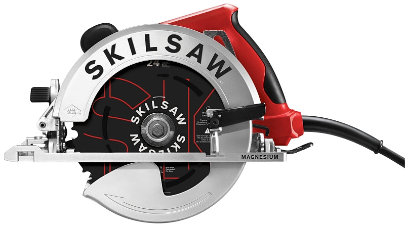 SKILSAW SPT67M8-01 Circular Saw, 15 A, 7-1/4 in Dia Blade, 5/8 in Arbor, 2-7/16 in D Cutting, 56 deg Bevel