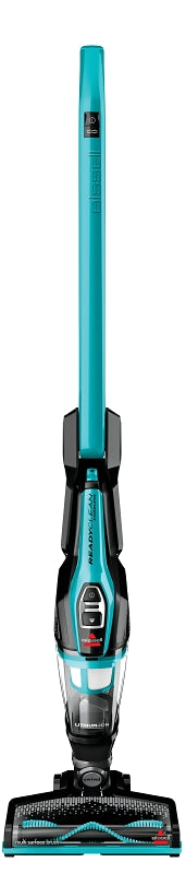 Bissell Adapt 2286 2-in-1 Vacuum, 14.4 V Battery, Lithium-Ion Battery, Black/Titanium/Teal