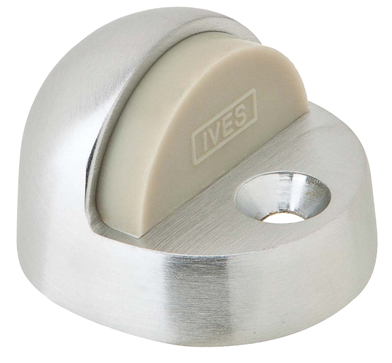 Schlage 438B26D Door Stop, 4 in Projection, Satin Chrome