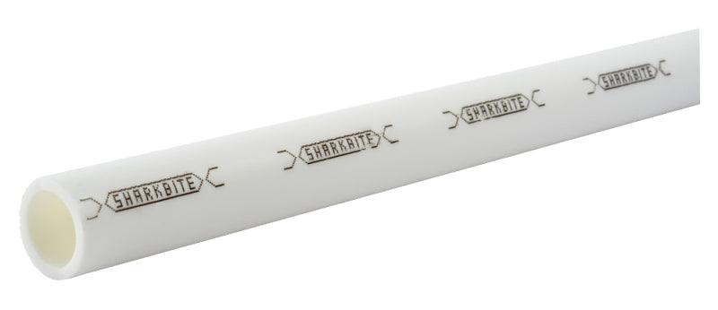 SharkBite U870W5 PEX Pipe, 3/4 in, 5 ft L, White