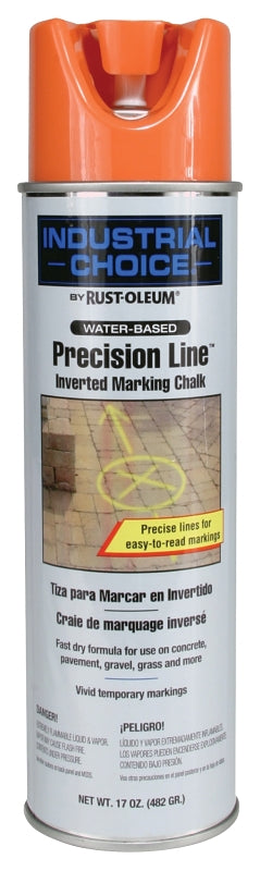 Rust-Oleum 205233 Inverted Marking Spray Paint, APWA Orange, 17 oz, Can