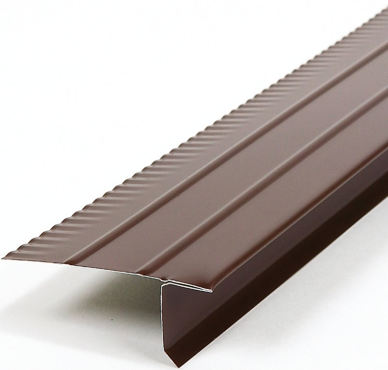 Amerimax 5701419120 Roof Edge, 10 ft L, Steel, Brown