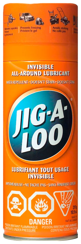 Jig-A-Loo JIG-1601 Lubricant Aerosol Can, Aerosol Can, Liquid