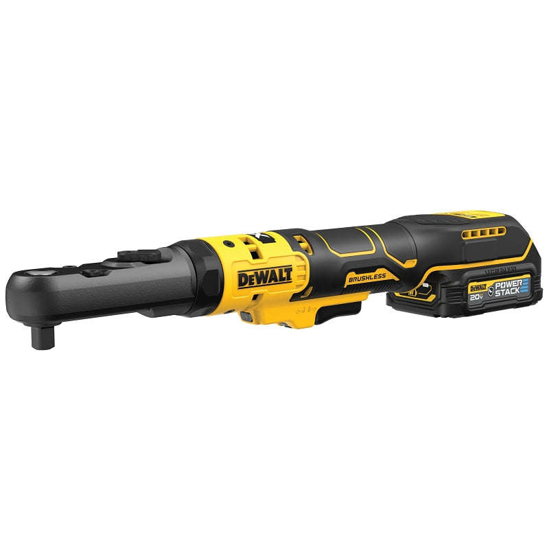 DeWALT 20V MAX XR DCF510GE1 Cordless Ratchet, Battery Included, 20 VDC, 17 Ah, 3/8, 1/2 in Drive, Square Drive