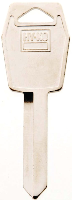 Hy-Ko 11010H55 Key Blank, Brass, Nickel, For: Ford, Lincoln, Mercury Vehicles