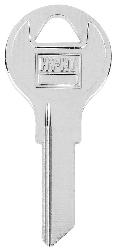 Hy-Ko 11010FH2 Key Blank, Brass, Nickel-Plated, For: Fort FH2 Locks