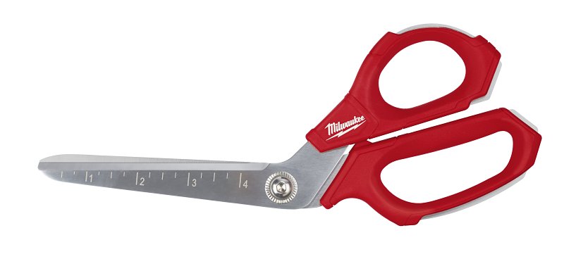 Milwaukee 48-22-4047 Jobsite Offset Scissors, 9.3 in OAL, Steel Blade, Loop Handle