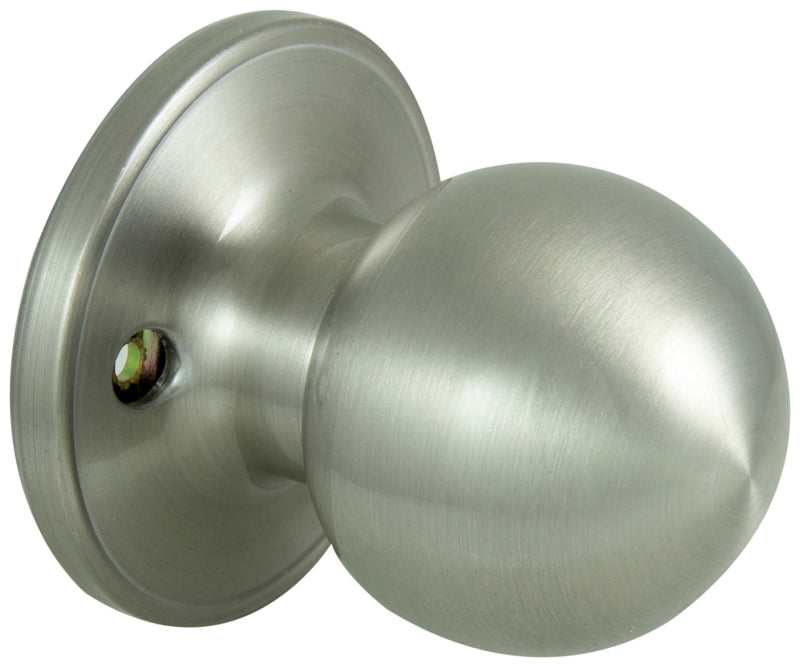 ProSource Dummy Knob, T3 Design, 1-3/8 to 1-3/4 in Thick Door, Stainless Steel, 65.7 mm Rose/Base