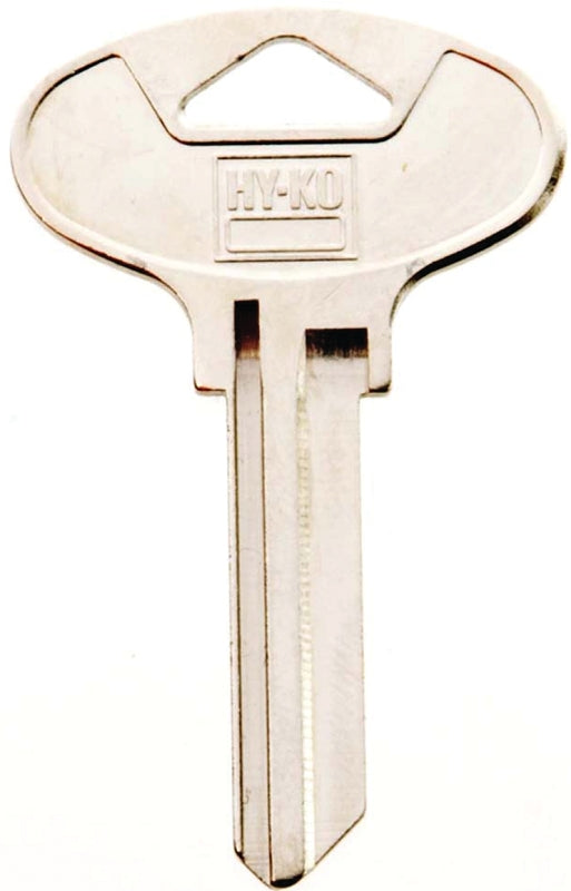 Hy-Ko 11010KW5 Key Blank, Brass, Nickel, For: Kwikset Cabinet, House Locks and Padlocks