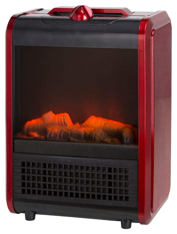 PowerZone Ceramic PTC Heater 120V, 10 A, 120 V, 600/1200 W, 1200W Heating, 2-Heat Settings, Red