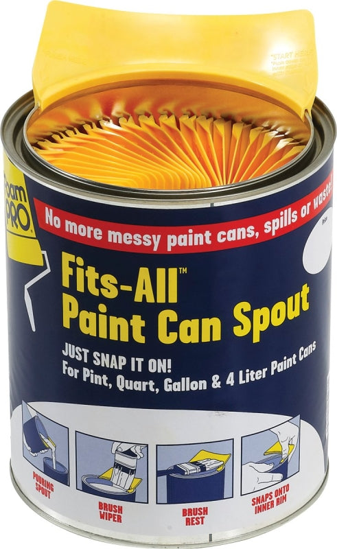 Foampro 61 Paint Can Spout, Plastic, 1 gal