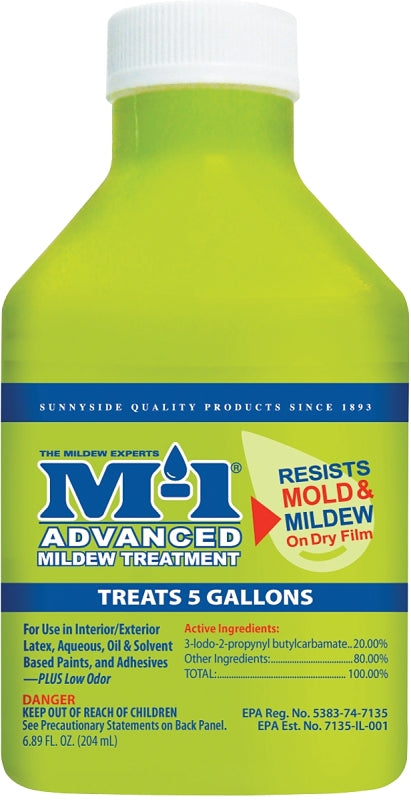 Sunnyside AM7.5 Advanced Mildew Treatment, 7.5 oz, Liquid, Yellow