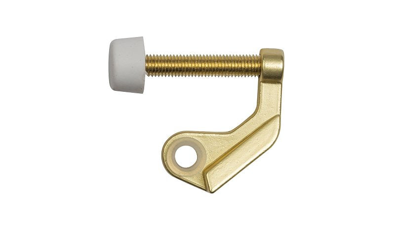 Sure-Loc DS11 SB Hinge Door Stop, Zinc, Satin Brass