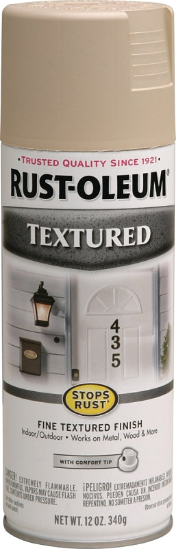 Rust-Oleum 7223830 Textured Rust Spray Paint, Textured, Sandstone, 12 oz, Can