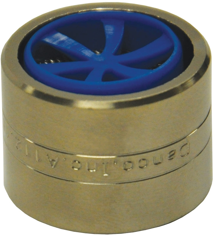 Danco 10482 Faucet Aerator, 55/64-27 Female, Brass, Brushed Nickel, 1.5 gpm