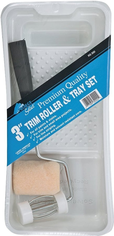 Linzer RS300 Roller and Tray Set, Mini Size, Plastic