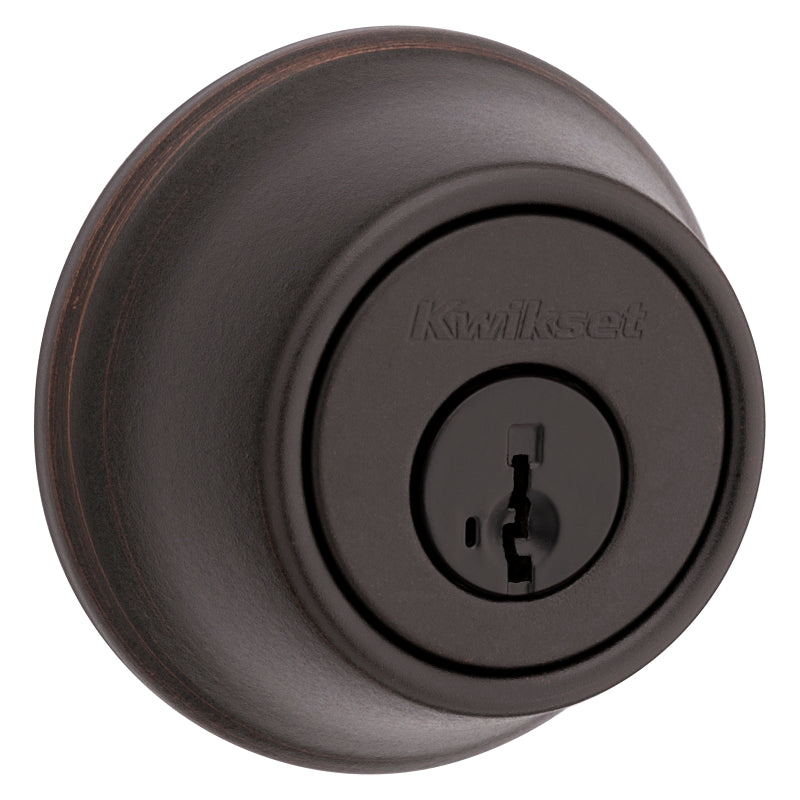 Kwikset 660 11P RCAL RCS Deadbolt, Different, Smartkey Key, Steel, Venetian Bronze, 2-3/8 to 2-3/4 in Backset