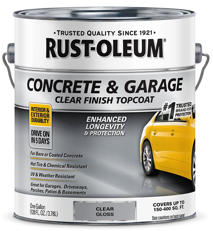 Rust-Oleum 320202 Floor Coating, Gloss, Clear, 1 gal