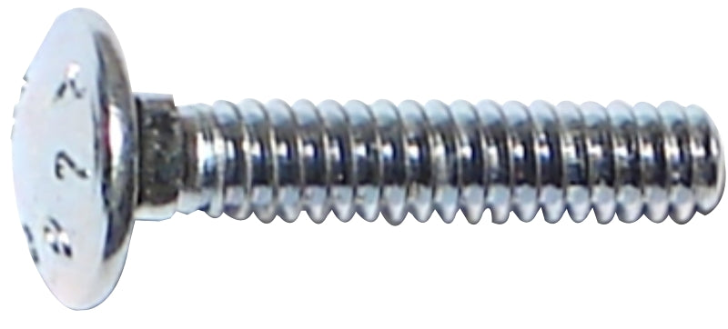 Midwest Fastener 53646 Carriage Bolt, 5/8-11 Thread, 12 in OAL, Galvanized, 15/PK