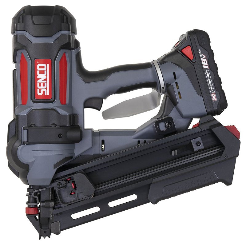 Senco 10H0002N Cordless Finish Nailer, Tool Only, 18 V, 2 Ah, 35 Magazine, 20 deg Collation