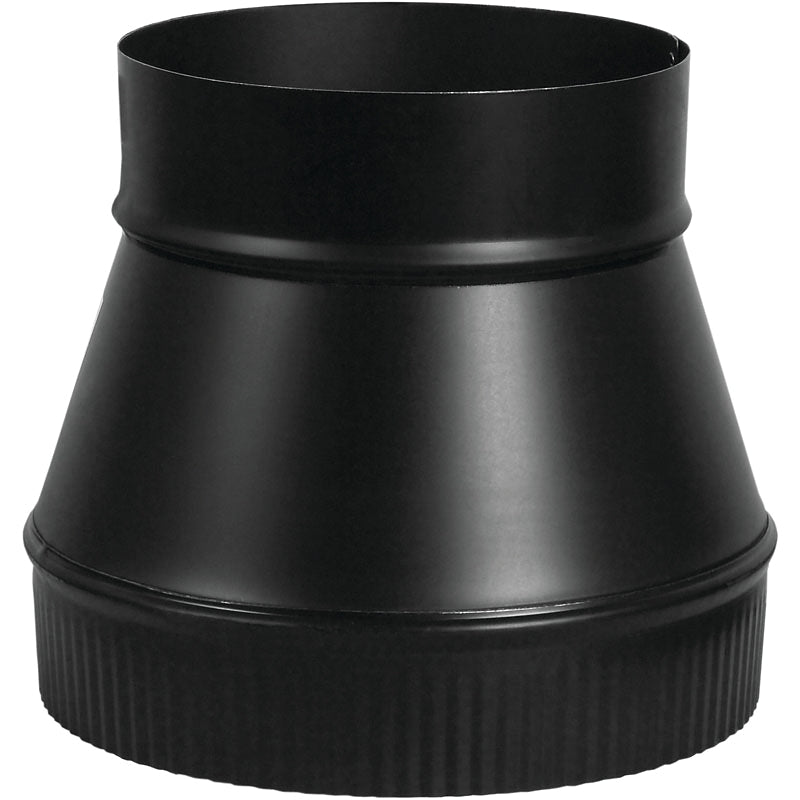 Imperial BM0063 Stove Pipe Increaser, 7 x 8 in, Black, Matte