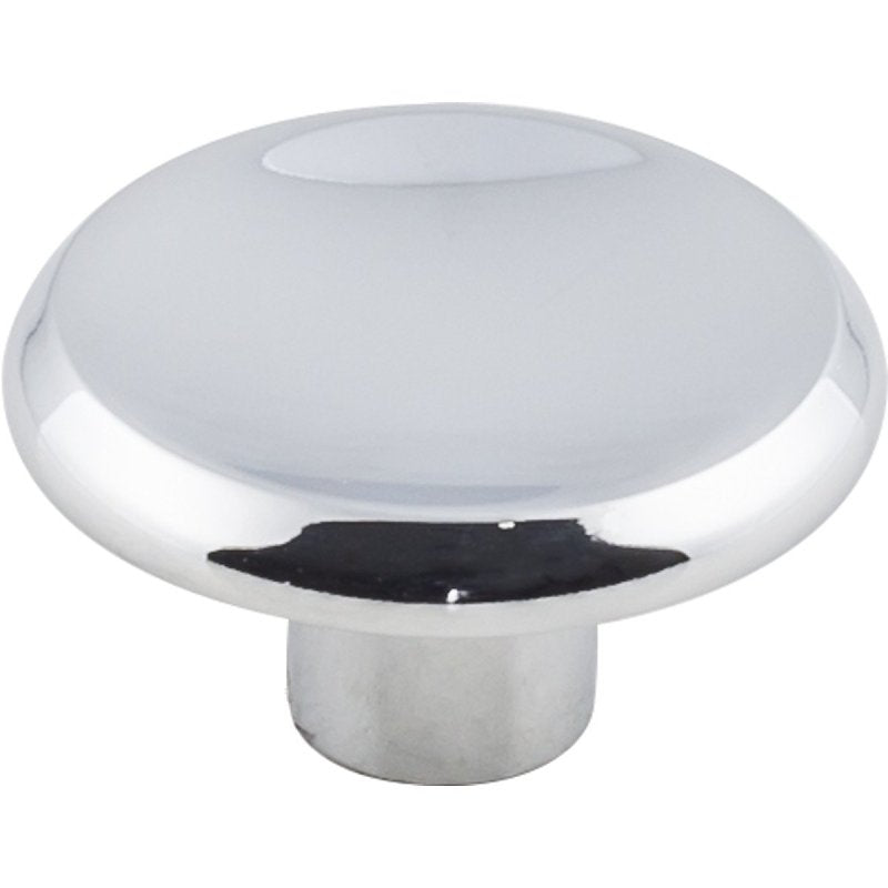 KasaWare K063PC-4 Cabinet Knob, 1-3/16 in Projection, Zinc, Polished Chrome, 4/PK