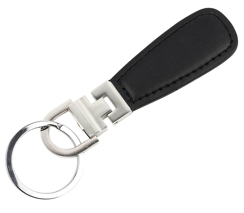Hy-Ko 2GO Series KH483 Leatherette Key Ring, 1-1/8 in Ring