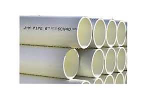 PIPE SEWER PERF WHITE 4INX10FT