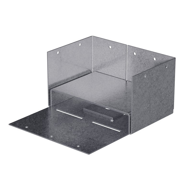 Simpson Strong-Tie ABW ABW46Z Post Base, 4 x 6 in Post, 12 ga Gauge, Steel, ZMAX