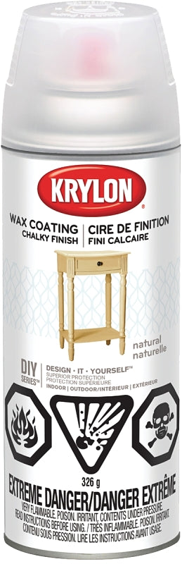 Krylon 441180000 Chalk Spray Paint, Natural, 11.75 oz, Can