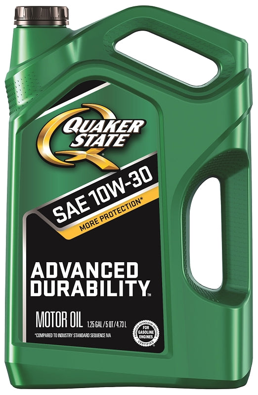 Quaker State QS-10W30 5QT Motor Oil, 10W-30, 5 qt