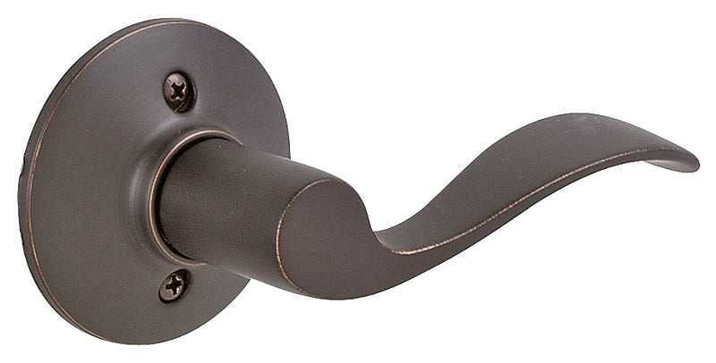 Schlage F Series F170V ACC 716 RH Right Hand Dummy Lever, Mechanical Lock, Aged Bronze, Metal, Residential, Right Hand