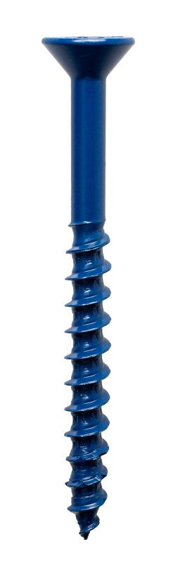 Simpson Strong-Tie Titen Turbo TNT25234TFC25 Screw Anchor, 1/4 in Dia, 2-3/4 in L, Carbon Steel, Zinc Plated