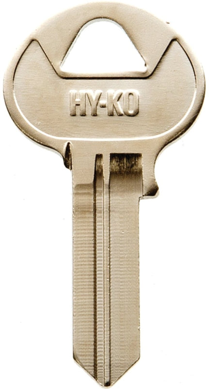 Hy-Ko 11010CO103 Key Blank, Brass, Nickel, For: Corbin Russwin Cabinet, House Locks and Padlocks