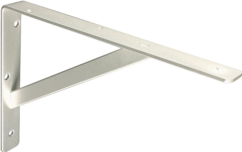 Knape & Vogt 208 TI 550 Shelf L-Bracket, 22 in L, Steel, Titanium