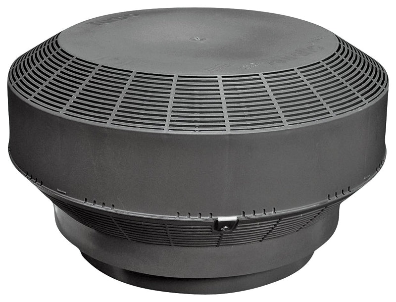 Canplas 6001BL Roof Turbine Vent, Polypropylene, Black