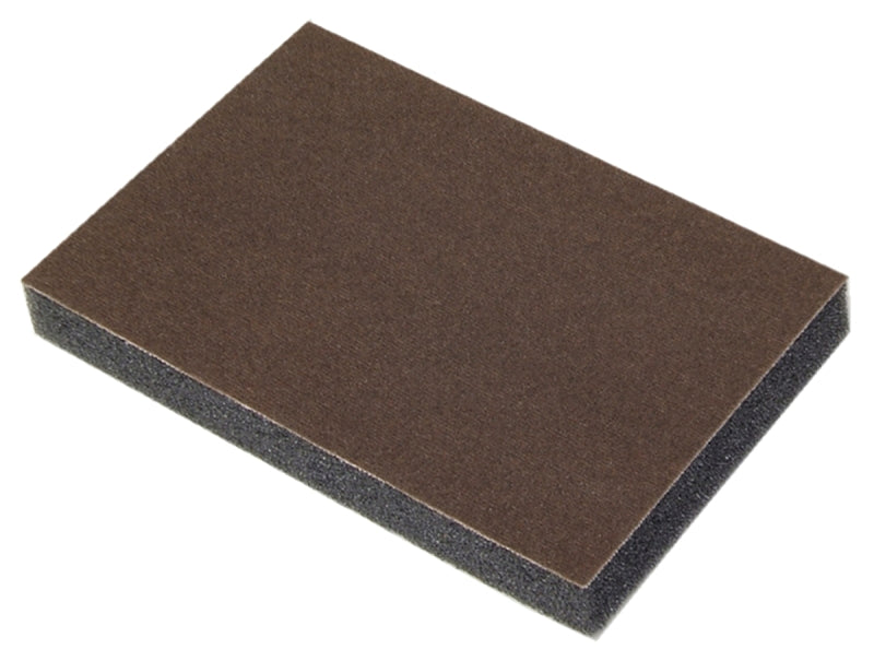 Norton 00950 Sanding Sponge, 3 in L, 4 in W, 100 Grit, Medium