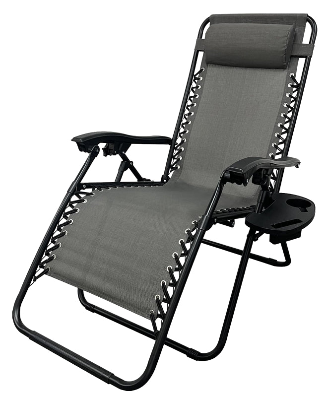 Seasonal Trends HCIHQB2401 Zero Gravity Sling Relaxer Chair, 25.6 in W, 33.07 in D, 43.11 in H, 250 lb Capacity