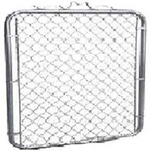 Stephens Pipe & Steel GTB04848 Fence Walk Gate, 48 in W Gate, 48 in H Gate, 12.5 ga Frame Tube/Channel, Silver