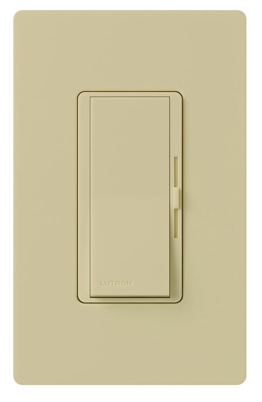 Lutron Diva DVWCL-153PH-IV C.L Dimmer with Wallplate, 1.25 A, 120 V, 150 W, CFL, Halogen, Incandescent, LED Lamp