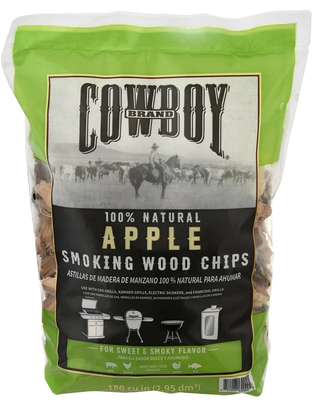 Cowboy 51312T Smoking Chip, 12 in L, Wood, 180 cu-in