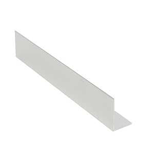 Loxcreen DUA705MLU08 Angle Stock, 8 ft L, 1/16 in Thick, Aluminum, Mira Lustre