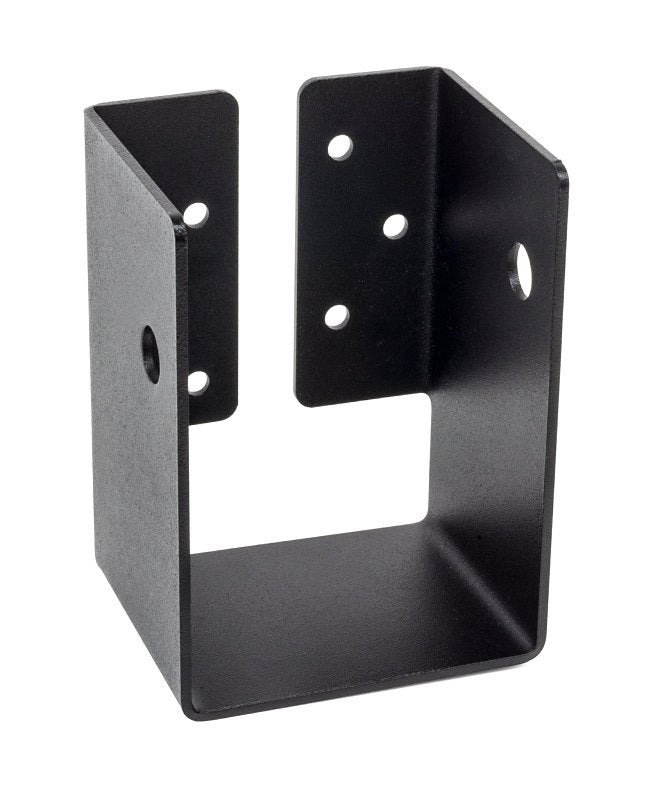 Simpson Strong-Tie APHH APHH46 Joist Hanger, 5-1/8 in H, 3 in D, 3-9/16 in W, 4 x 6 in, Steel, Black, ZMAX